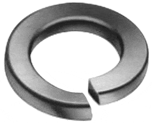 Solid Brass Spring Coil Split Lock Washers M2,3,4,5,6,8,10,12,14,16,18,20,24mm 